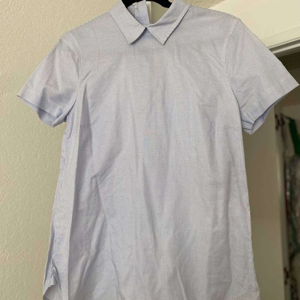NWT JCrew shirt with zipper in back